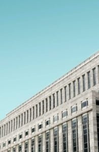 corporate sandstone building architecture