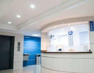 hospital reception area