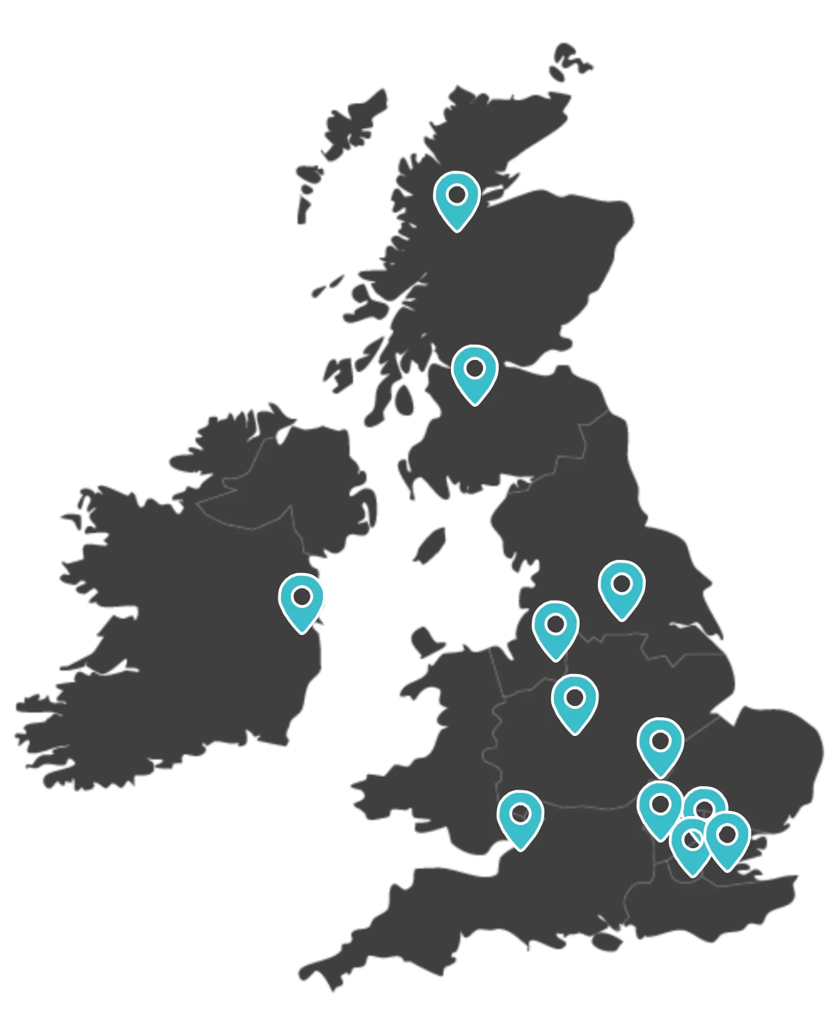 nationwide photocopiers map united kingdom map showing office locations
