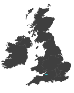 united kingdom map highlighting Bath and North East Somerset