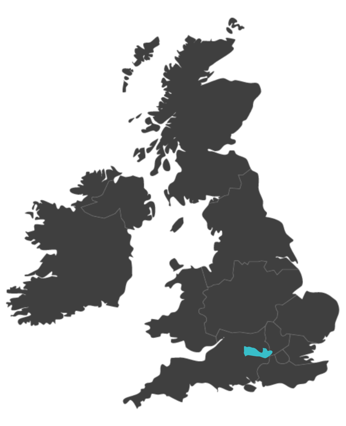 Berkshire united kingdom map highlighting berkshire