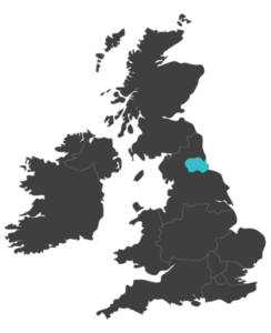 united kingdom map highlighting county durham