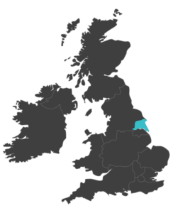 united kingdom map highlighting East Riding of Yorkshire