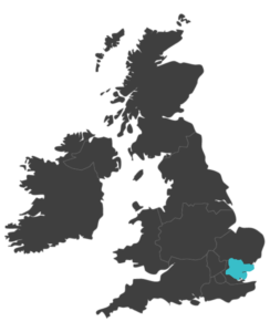 united kingdom map highlighting essex
