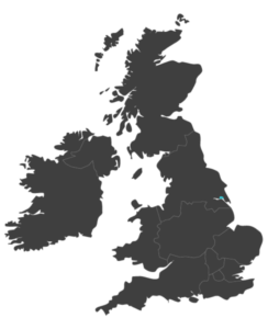 united kingdom map highlighting Kingston upon Hull