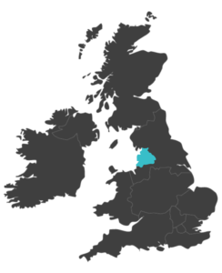 united kingdom map highlighting lancashire