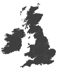 united kingdom map highlighting luton