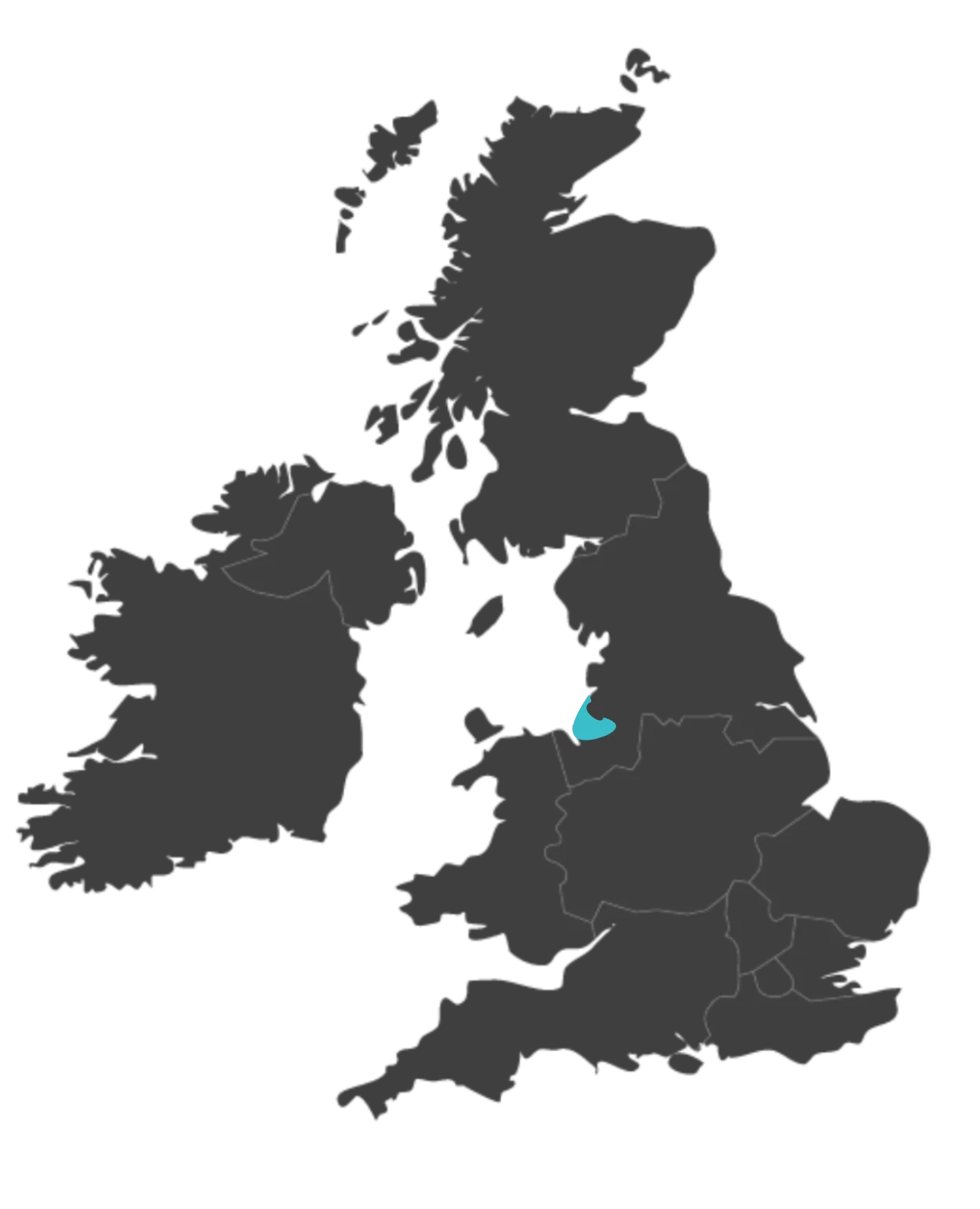 Merseyside united kingdom map highlighting merseyside