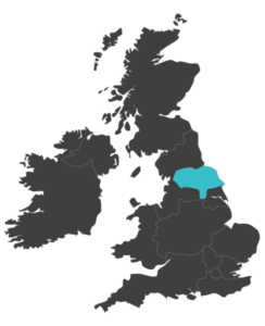 united kingdom map highlighting North Yorkshire