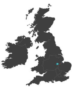 united kingdom map highlighting rutland