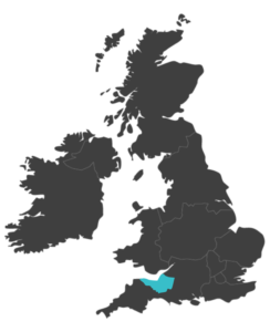 united kingdom map highlighting somerset