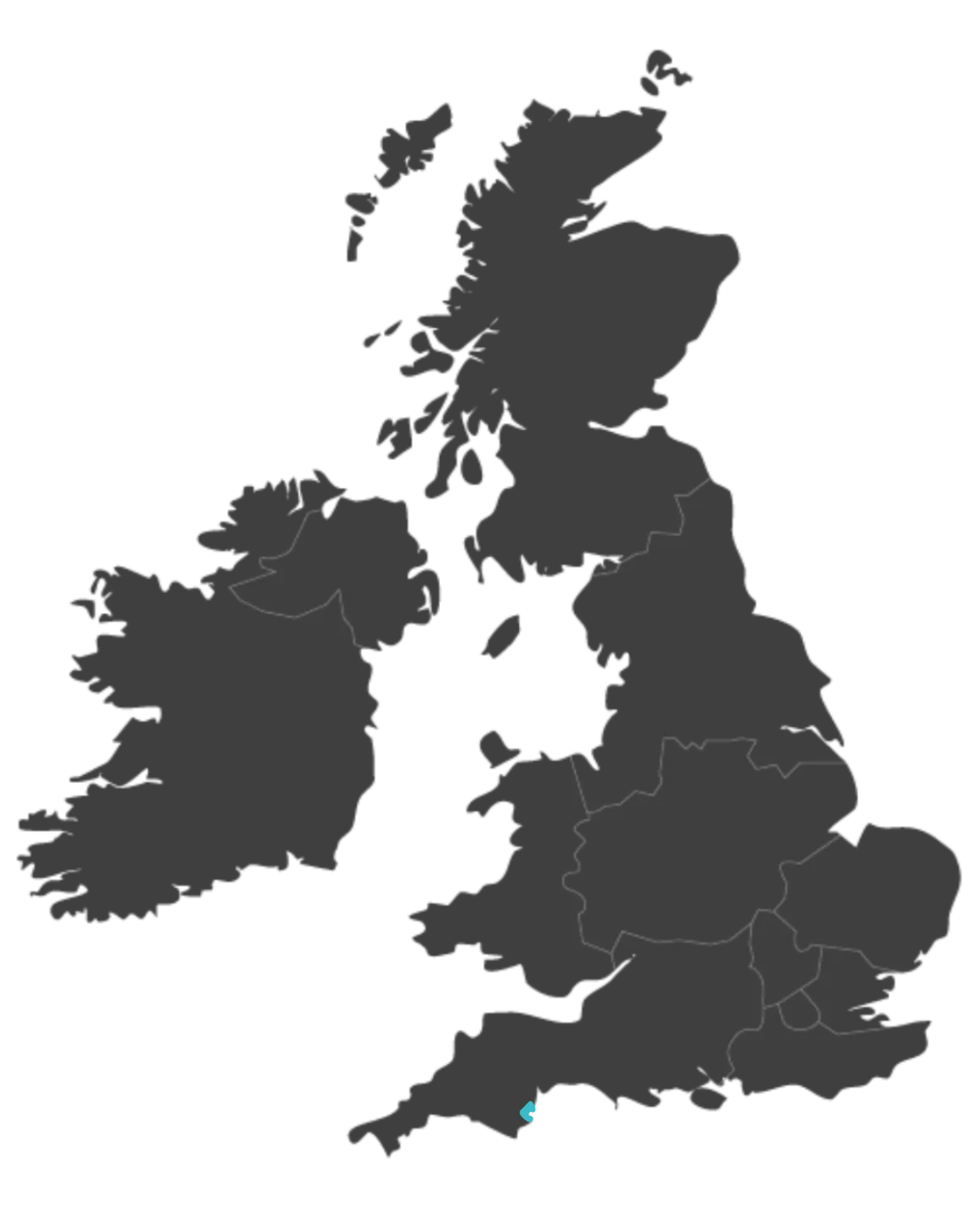 united kingdom map highlighting torbay